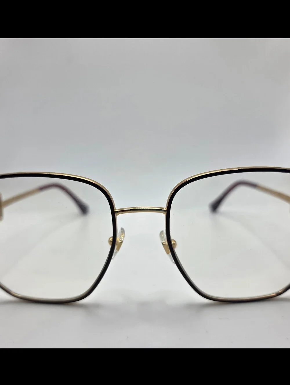 Brand NEW VE1283 Versace Glasses Size 54/18/145 Gold Burgundy Red Eyeglasses